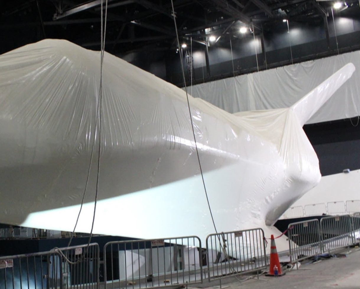 Space Shuttle Atlantis all Wrapped Up