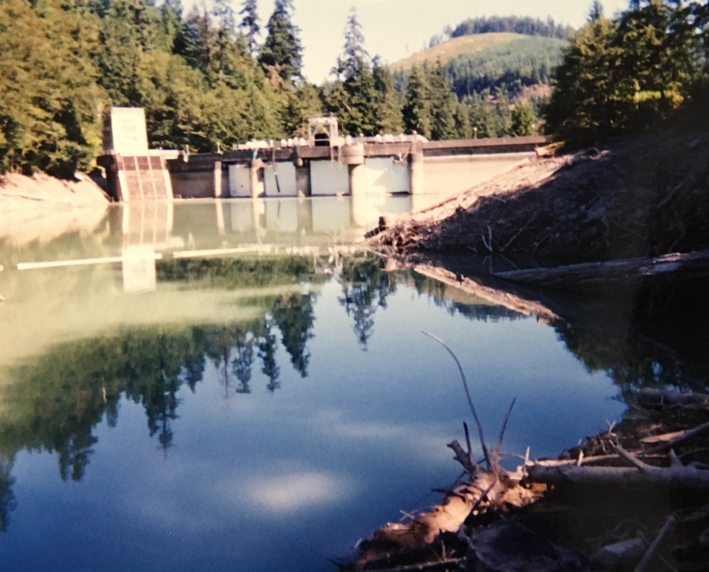 river dam
