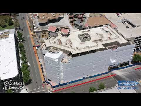 HippWrap Horton Plaza Debris Containment